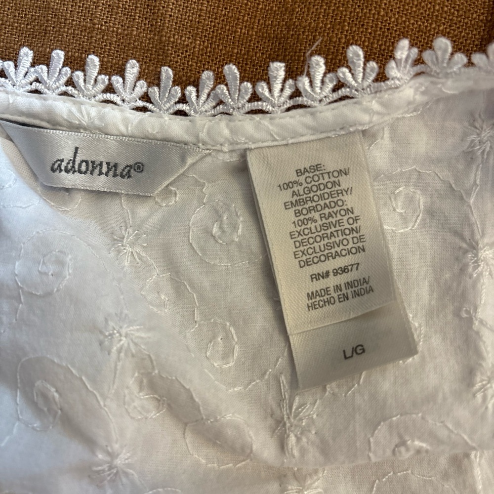 Adonna Cotton Nightgown - Picture 4 of 4